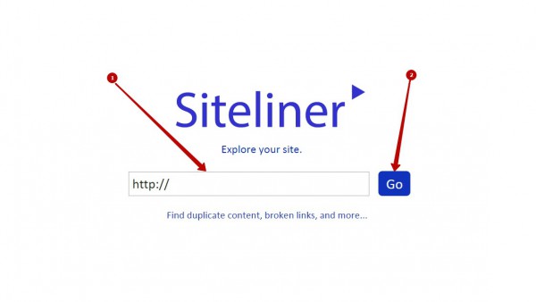 Инструкция по пользованию Siteliner