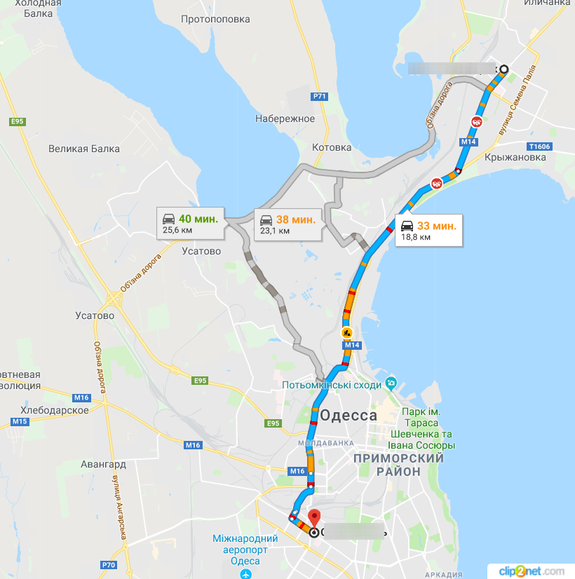Отметка компании на карте
