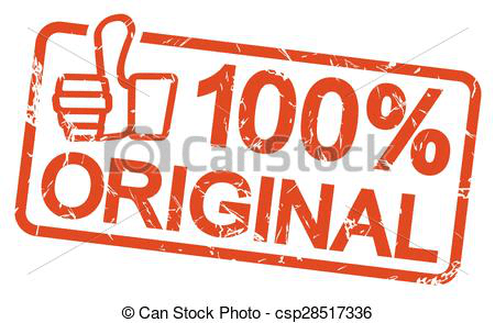 значок с фотостока "100% original"